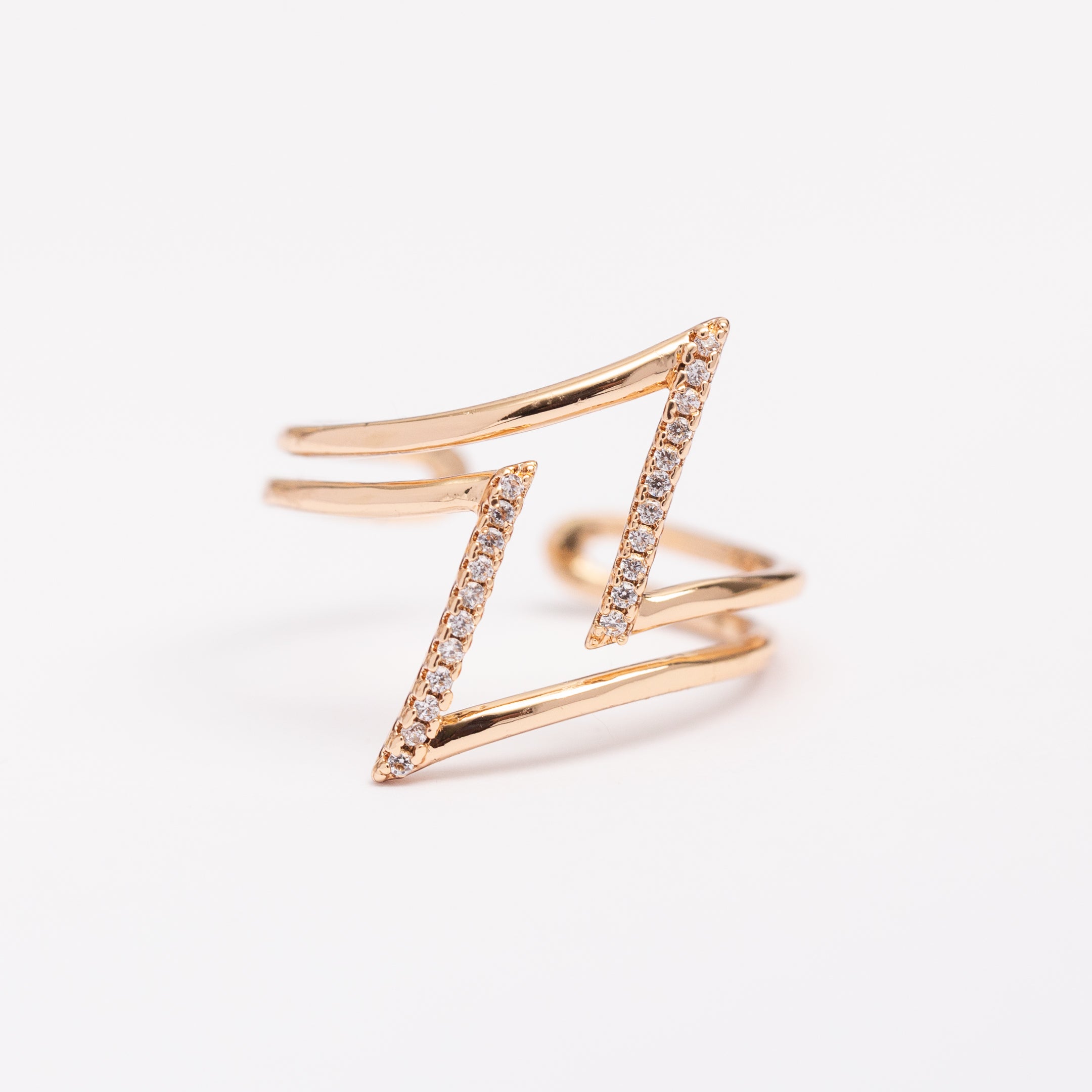 Bague 18K Minimal Gold en plaqué or