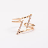 Bague 18K Minimal Gold en plaqué or