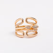 Bague 18K Minimal Gold en plaqué or
