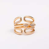 Bague 18K Minimal Gold en plaqué or