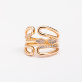Bague 18K Minimal Gold en plaqué or