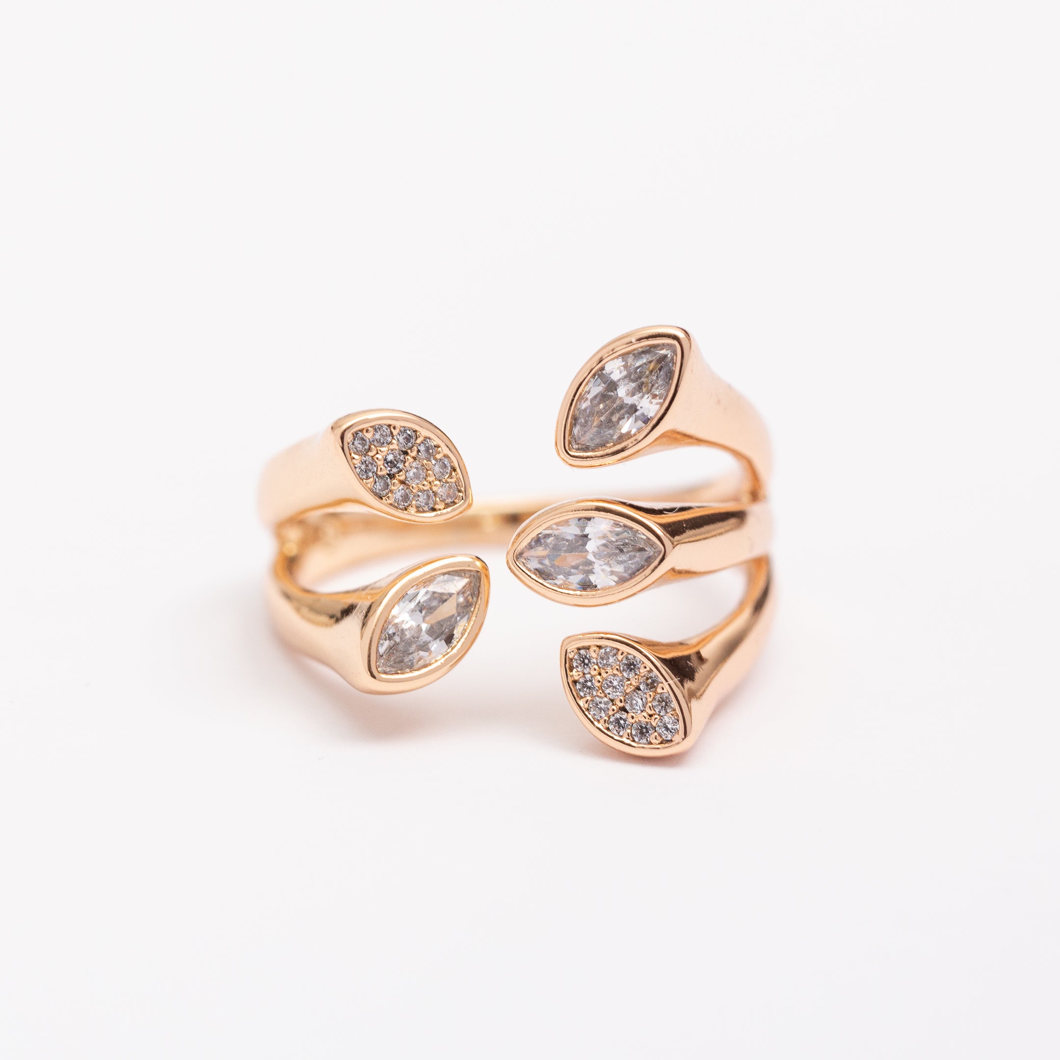 Bague 18K Minimal Gold en plaqué or