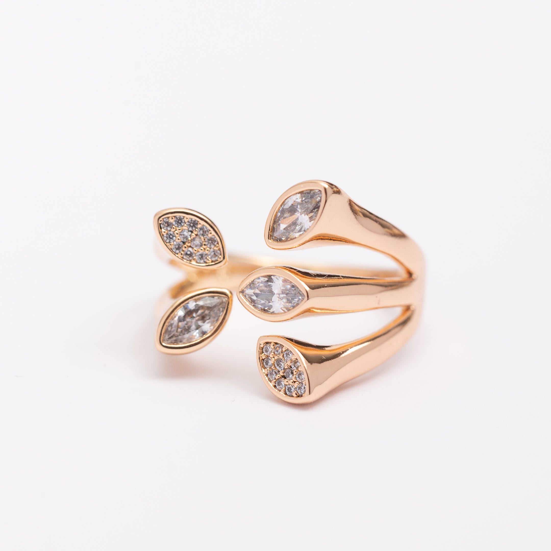 Bague 18K Minimal Gold en plaqué or