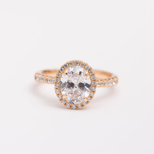 Bague 18K Minimal Gold en plaqué or