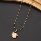Collier Ligne d'or en acier inoxydable garanti