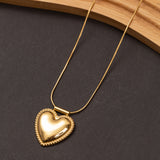 Collier Ligne d'or 2 en acier inoxydable garanti