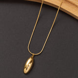 Collier Ligne d'or 3 en acier inoxydable garanti