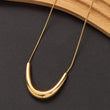 Collier Ligne d'or 3 en acier inoxydable garanti