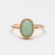 Bague En Plaqué Or CN Tendance Bijouxcn. Pierre AVENTURINE Verte