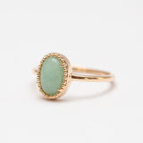 Bague En Plaqué Or CN Tendance Bijouxcn. Pierre AVENTURINE Verte