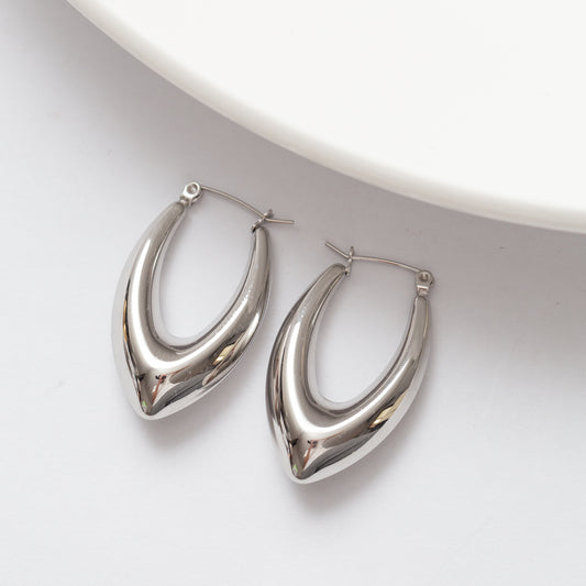 Boucles d'oreille Acier tendance