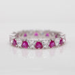 Bague argent rhodié tendance