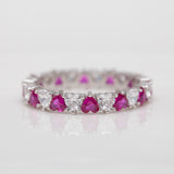 Bague argent rhodié tendance