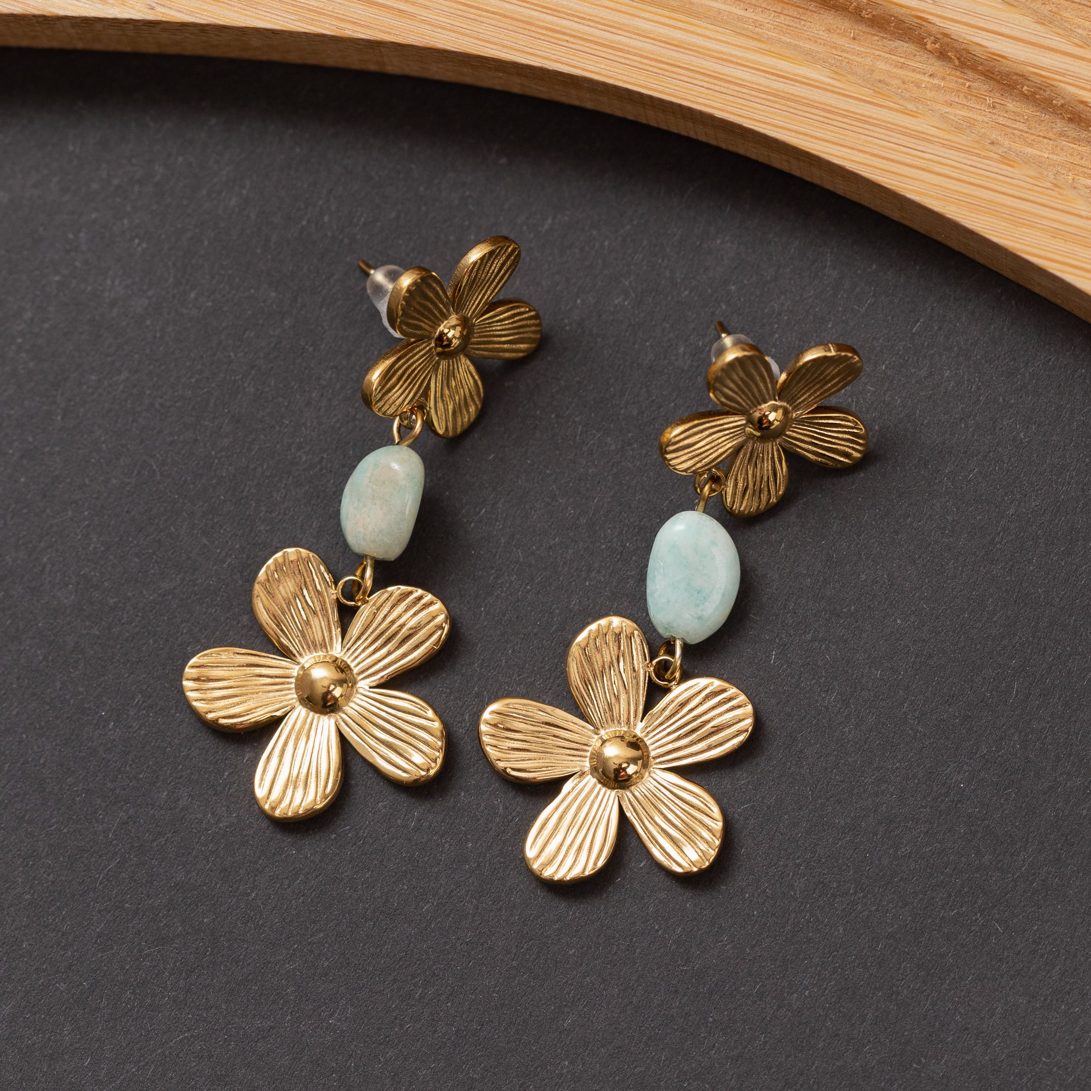 Boucles d'oreilles Luxe en acier inoxydable garanties
