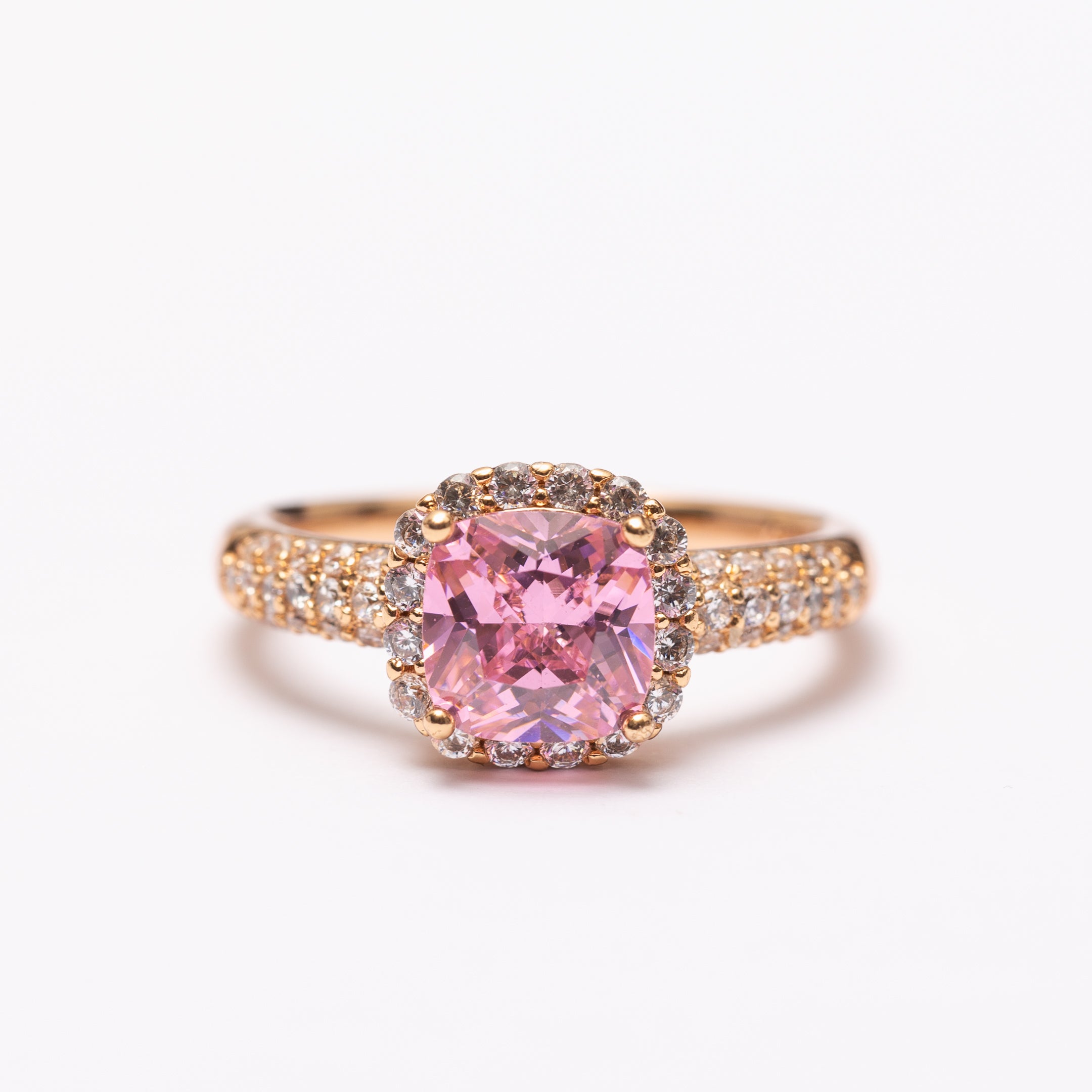 Bague élégance dorée en plaqué or 18 K
