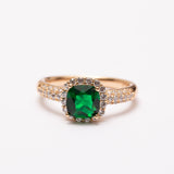 Bague élégance dorée en plaqué or 18 K
