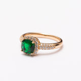 Bague élégance dorée en plaqué or 18 K