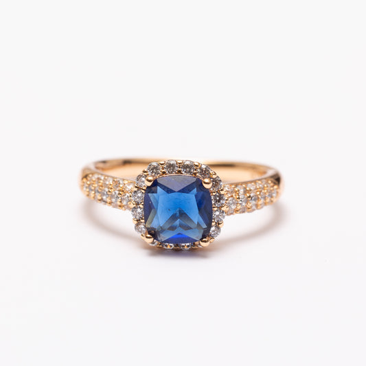 Bague élégance dorée en plaqué or 18 K