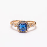 Bague élégance dorée en plaqué or 18 K