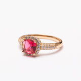 Bague élégance dorée en plaqué or 18 K