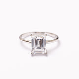 Bague Élégance en argent rhodié garantie