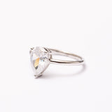 Bague Élégance en argent rhodié garantie