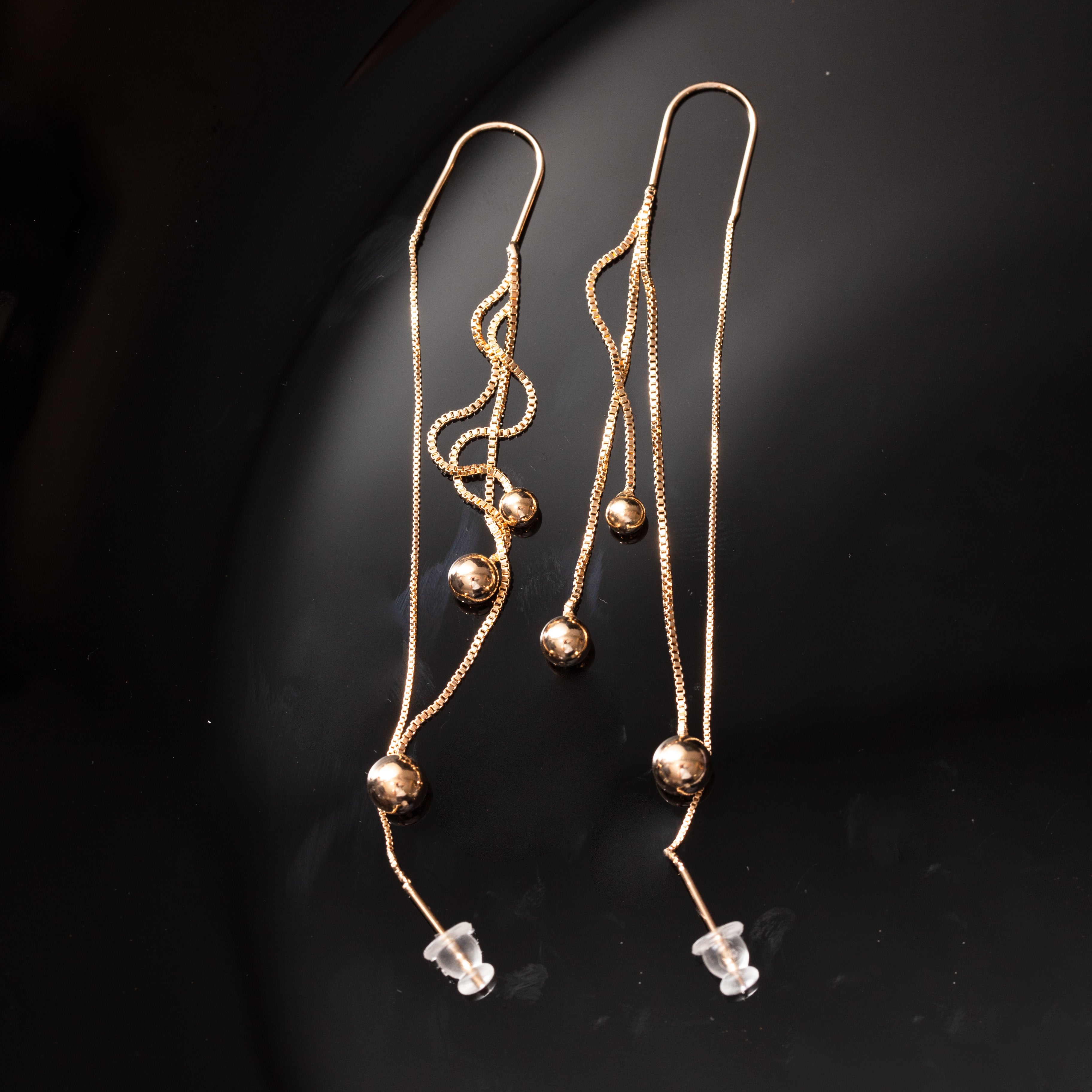 Boucles d’oreilles xp tendance plaqué or Xuping