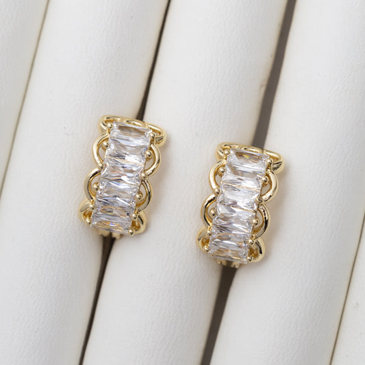 Boucles d'oreilles Or Élégance en Plaqué Or 14K
