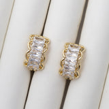 Boucles d'oreilles Or Élégance en Plaqué Or 14K