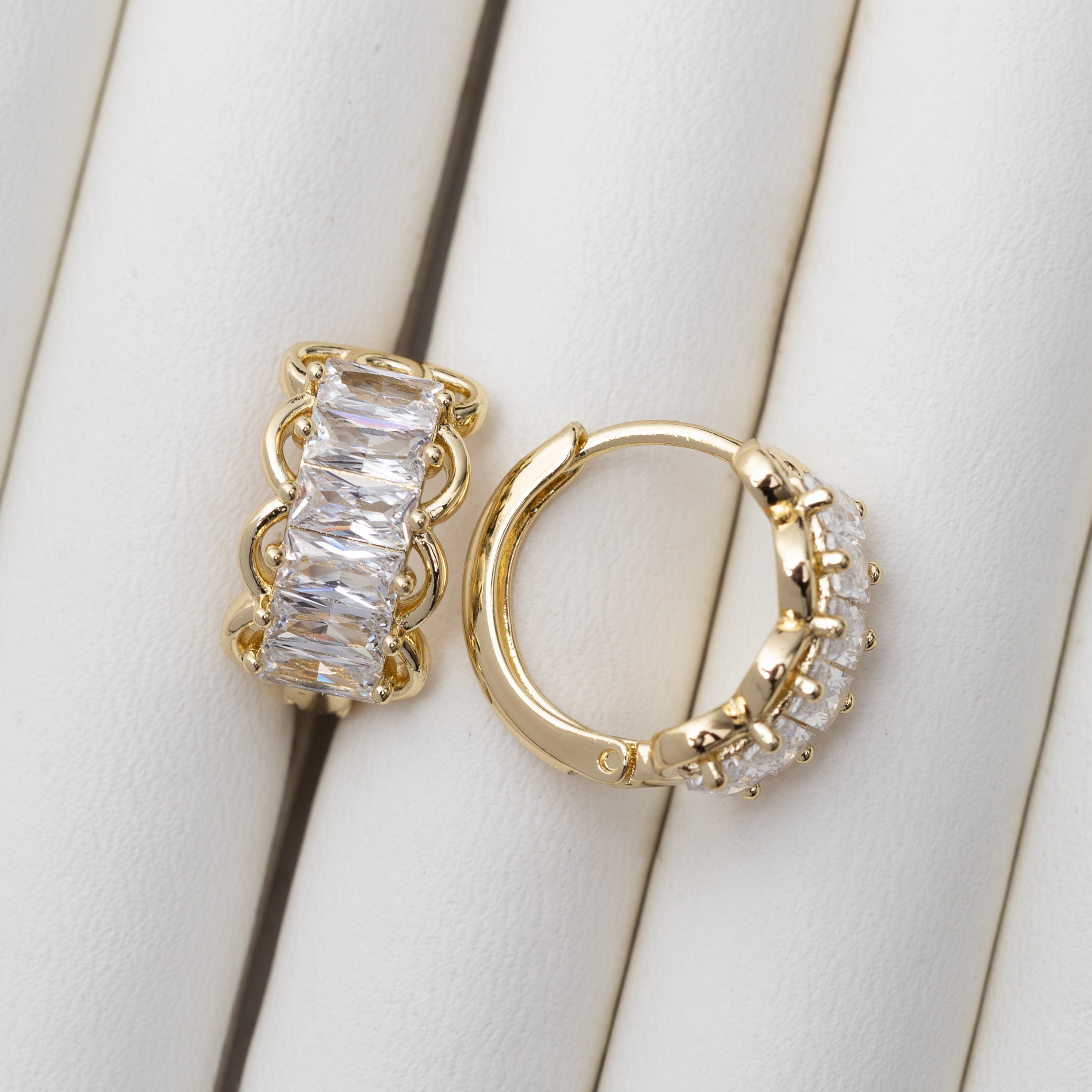 Boucles d'oreilles Or Élégance en Plaqué Or 14K