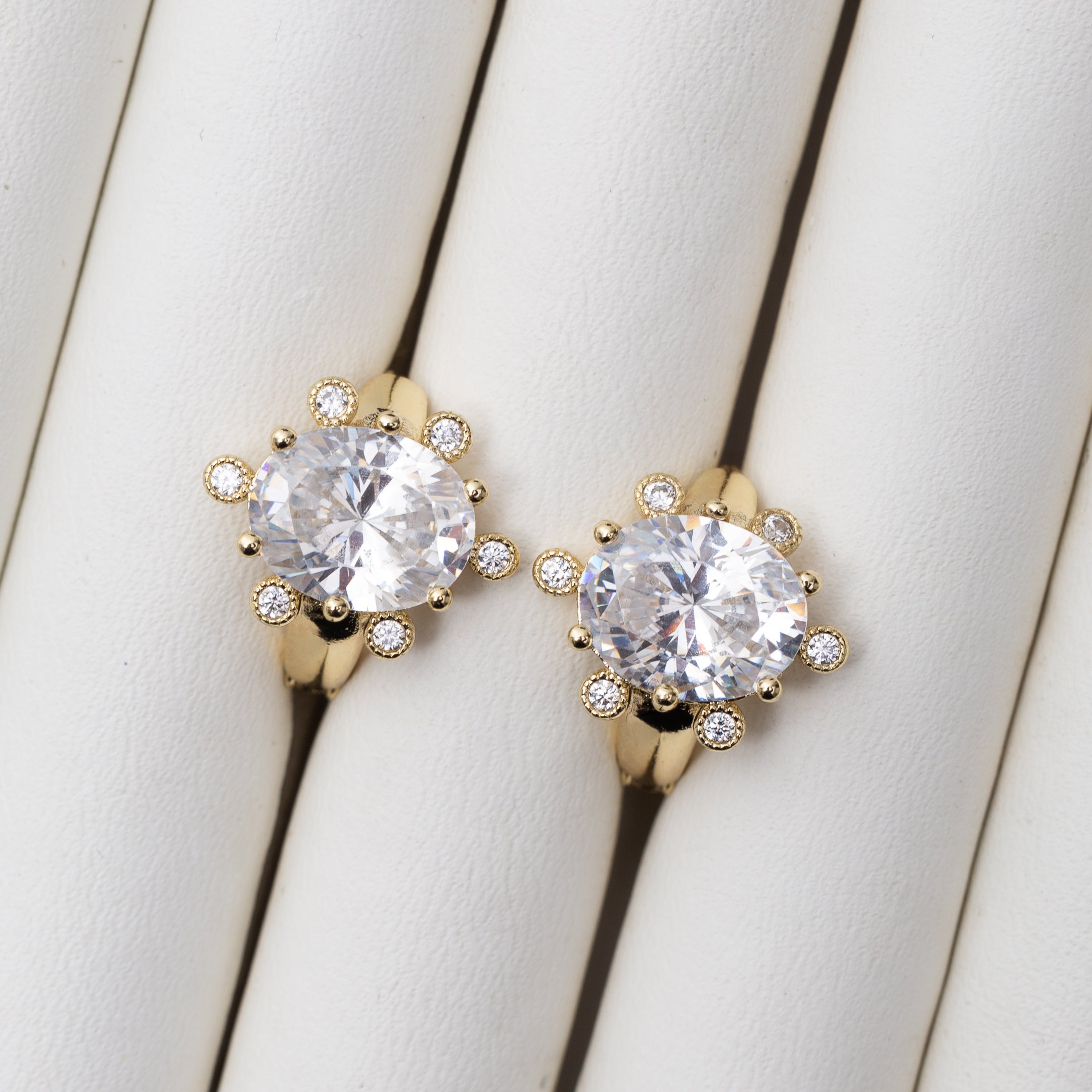 Boucles d'oreilles Or Élégance en Plaqué Or 14K