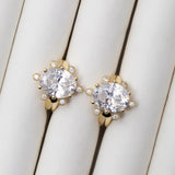 Boucles d'oreilles Or Élégance en Plaqué Or 14K