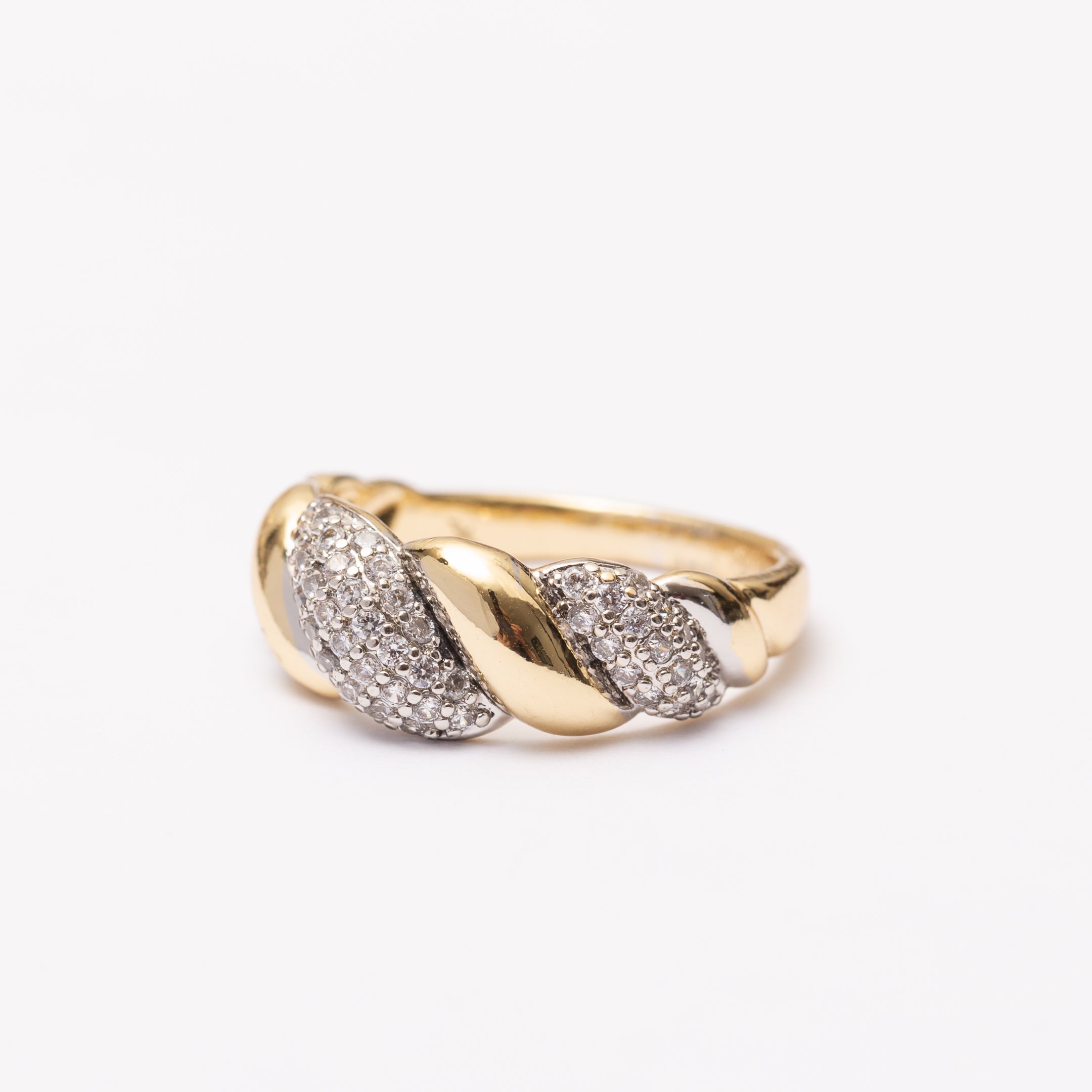 Bague Pure Or en Plaqué Or