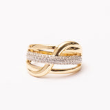 Bague Pure Or en Plaqué Or