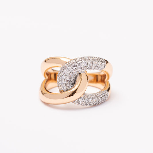 Bague Pure Or en Plaqué Or