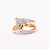 Bague Pure Or en Plaqué Or