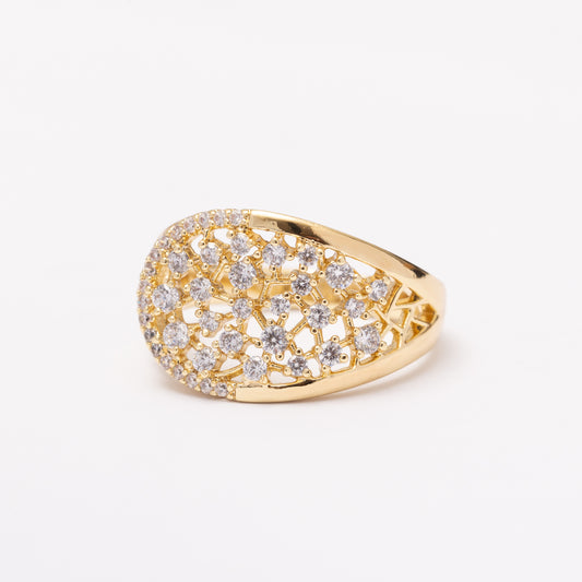 Bague Pure Or en Plaqué Or