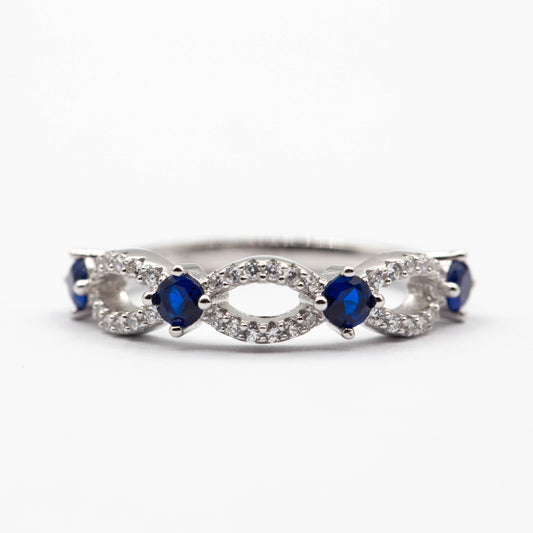 Bague argent Rhodié garanti new