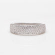 Bague argent Rhodié garanti rectangle