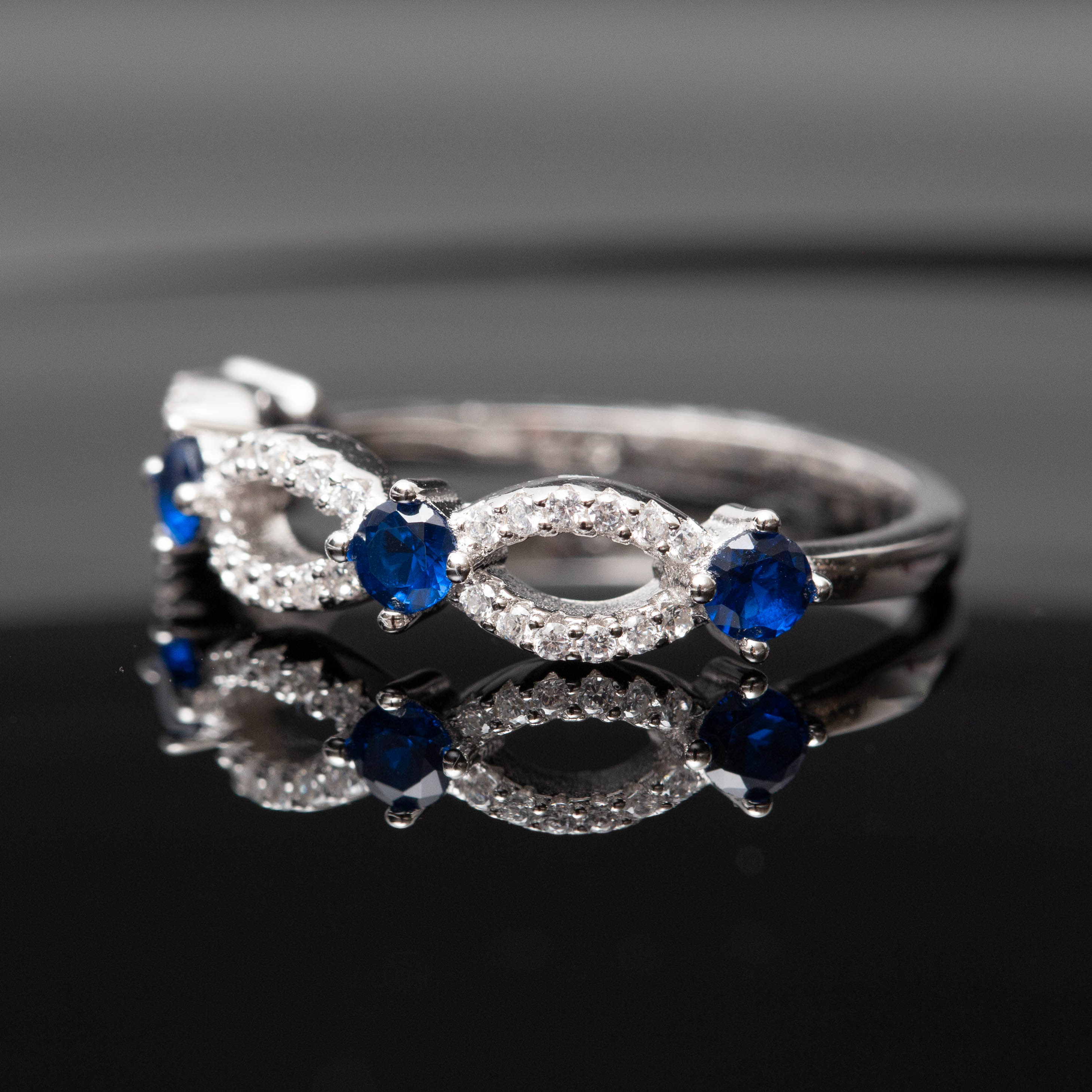 Bague argent Rhodié garanti new