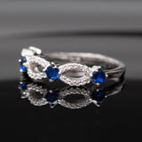 Bague argent Rhodié garanti new