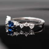 Bague argent Rhodié garanti new
