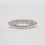 خاتم فضة مطلي روديوم مكفول نادين ساليرجنت - 40%