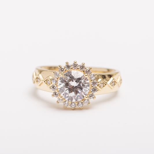 Bague Or & Elle en plaqué or 14 K