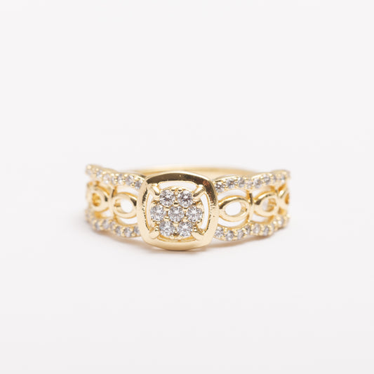 Bague Or & Elle en plaqué or 14 K