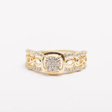 Bague Or & Elle en plaqué or 14 K