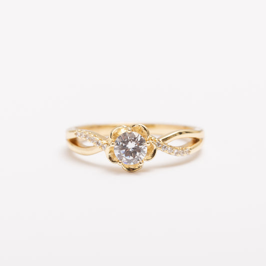 Bague Or & Elle en plaqué or 14 K