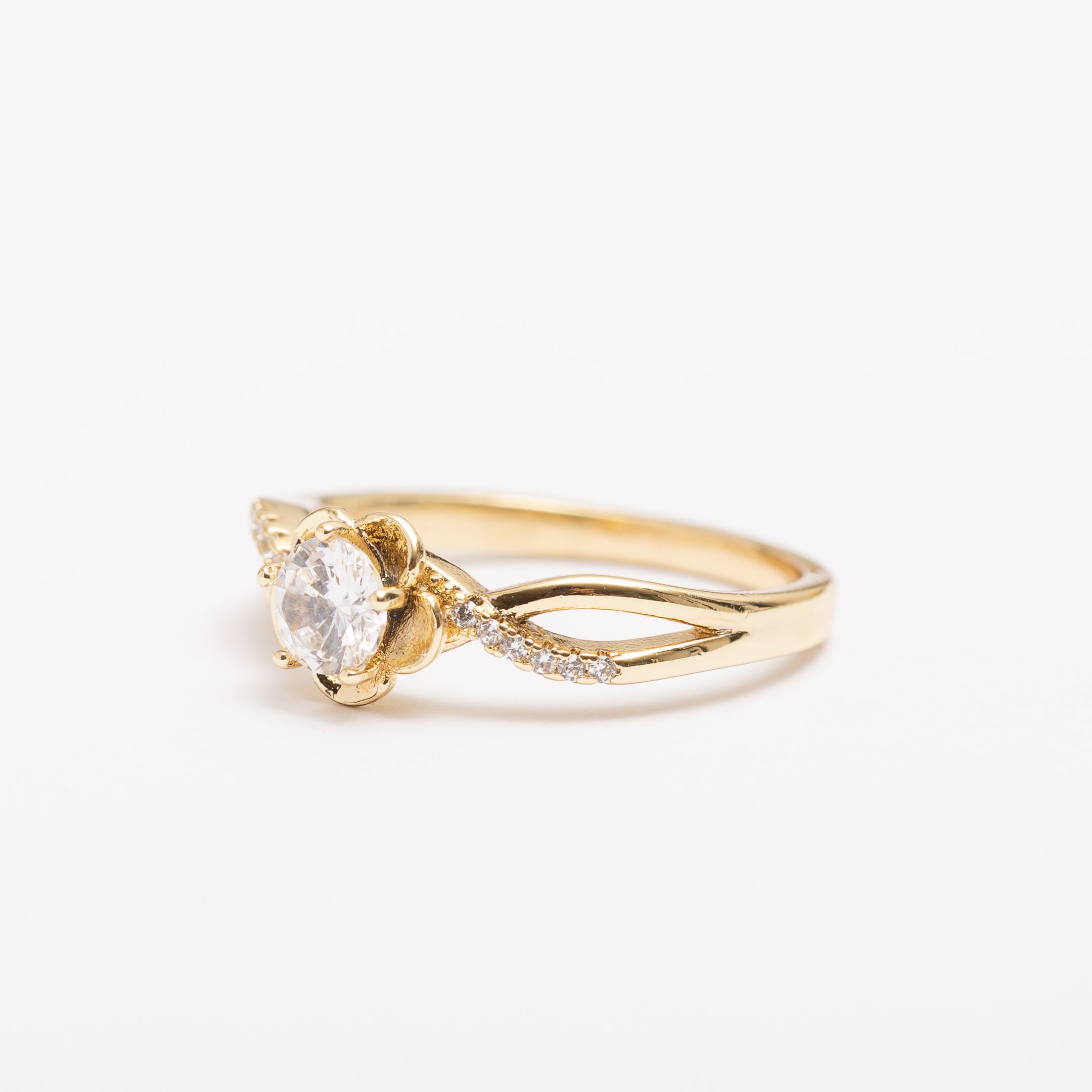 Bague Or & Elle en plaqué or 14 K