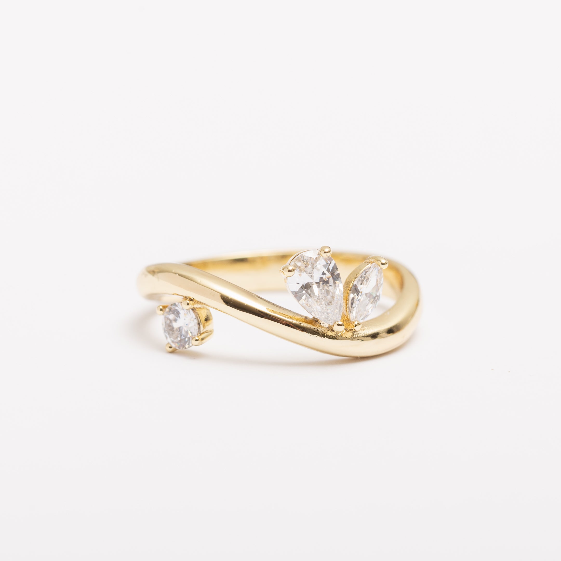 Bague Or & Elle en plaqué or 14 K