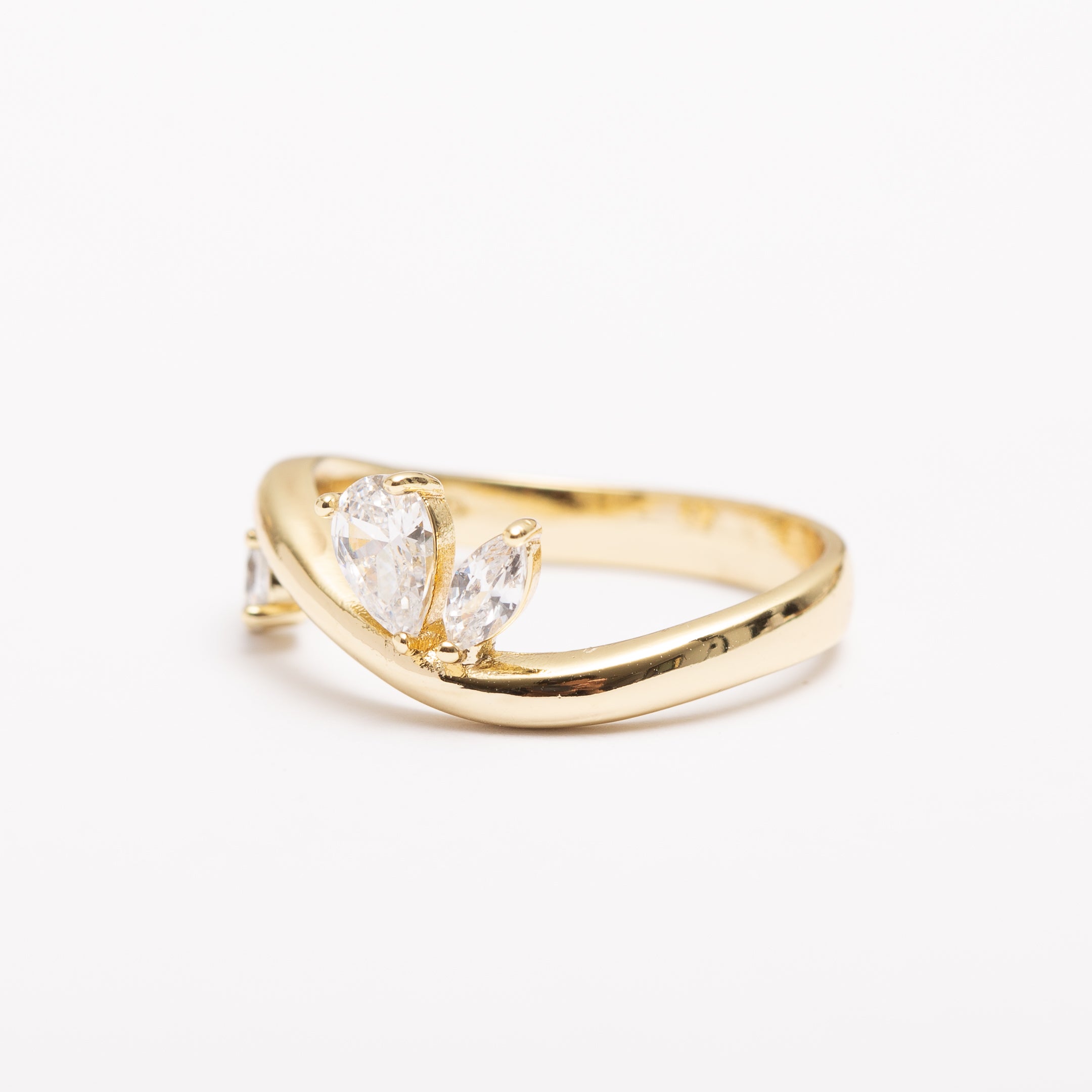 Bague Or & Elle en plaqué or 14 K